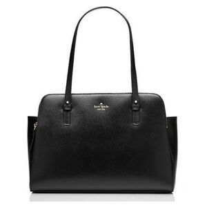 NWT Kate Spade Black Grand Street Lydia Large Shoulder Bag Satchel Purse